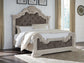 Bruchandi King Upholstered Panel Bed