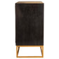 Zara 2-door 40-inch Wood Accent Storage Cabinet Black Walnut