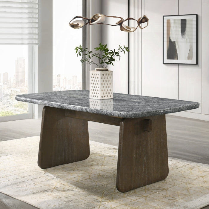 Dillon Dining Table w/Natural Marble Top