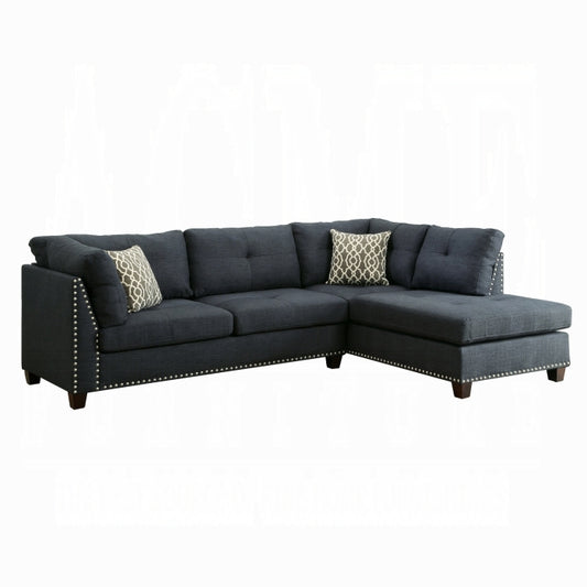 Laurissa Sectional Sofa & Ottoman W/2 Pillows