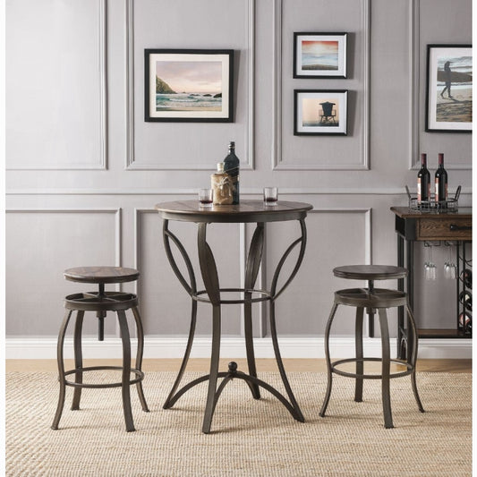 Gavino 3PC Bar Table Set
