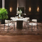 Jaramillo Round Dining Table W/Engineered Marble Top