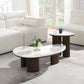 Hanale End Table w/Natural Marble