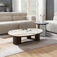 Haidar Coffee Table w/Natural Marble