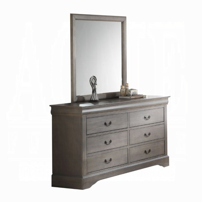 Louis Philippe III Gray Mirror