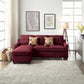 Cleavon II Reversible Sectional Sofa & Ottoman W/2 Pillows