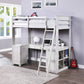 Ambar Twin Loft Bed W/Desk & Bookcase & Chest