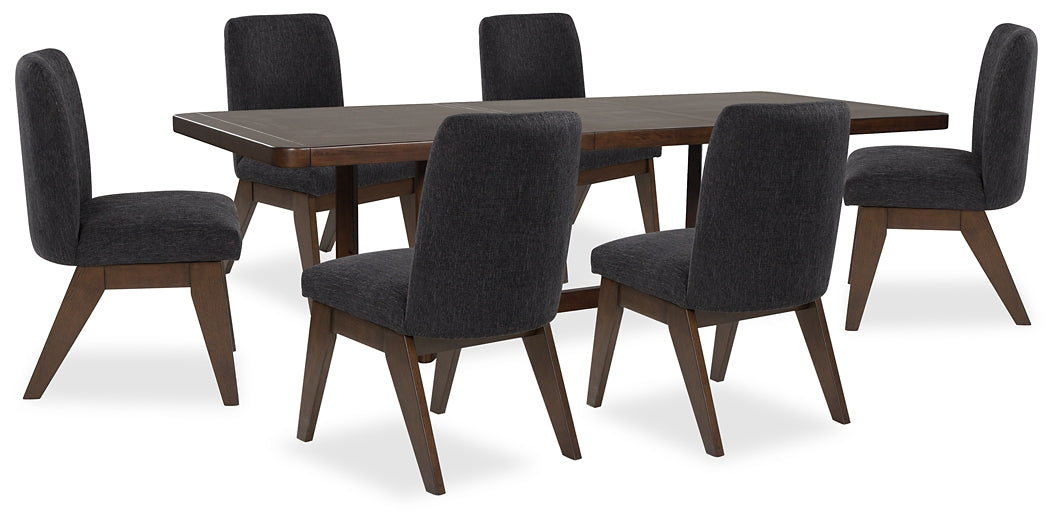 Dilenno Dining Table and 6 Chairs