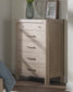 Solano 5-drawer Bedroom Chest of Drawers Weathered Mango