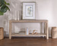 Solano 64-inch Entryway Console Sofa Table Weathered Mango
