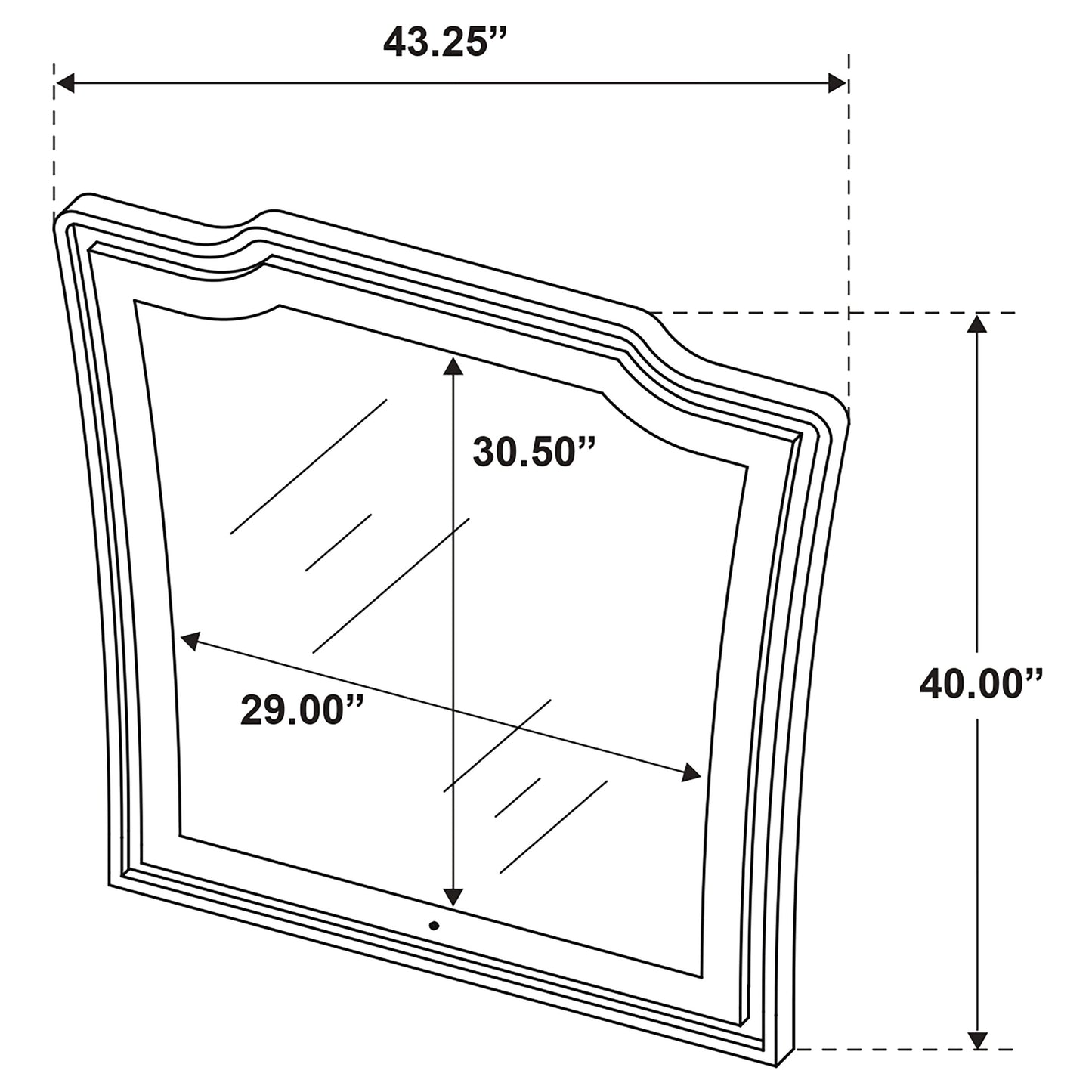 Lorient 4-piece Eastern King Bedroom Set Black