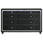 Lorient 8-drawer LED Bedroom Dresser Cabinet Black